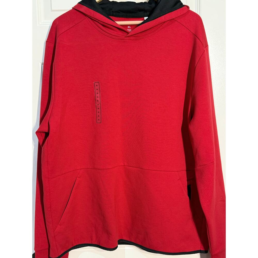 DSG Red with Black Trim Hoodie / Sweatshirt, Men's Size XL